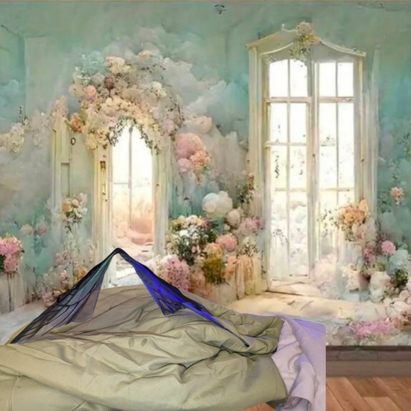 Fairy Wings for Girls, Halloween Dark Fairy Wings Cosplay Sparkly Sheer Wings, - Picture 4 of 5